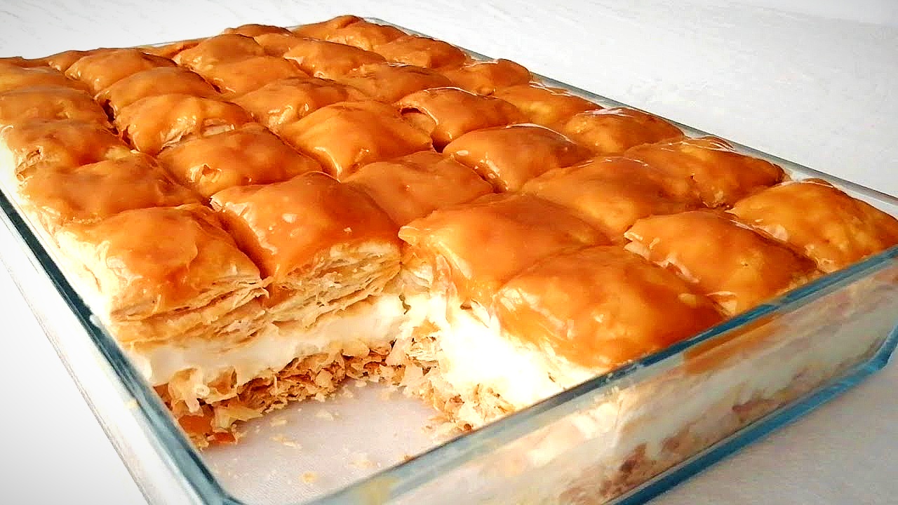 Karamel Soslu Milföy Pasta Tarifi
